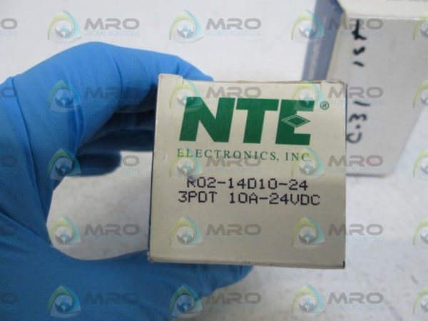 LOT OF 2 NTE POWER RELAY R02-14D10-24 NSMP