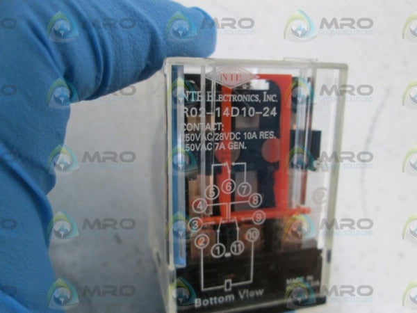 LOT OF 2 NTE POWER RELAY R02-14D10-24 NSMP