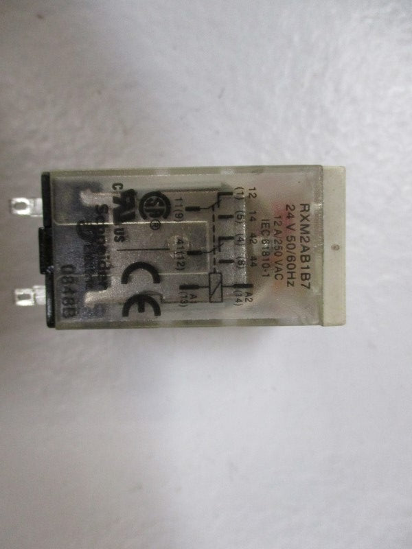 TELEMECANIQUE RXM2AB1B7 RELAY 24V 12A UNMP