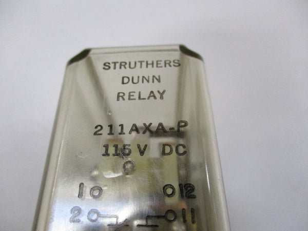 STRUTHERS & DUNN 211AXA-P RELAY 115VAC UNMP