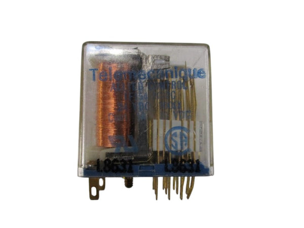 TELEMECANIQUE TF154-2C-2C RELAY 24VDC 5A UNMP