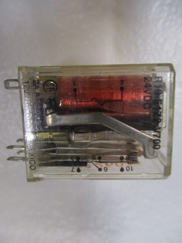 POTTER & BRUMFIELD R10-E1Z2-V700 RELAY 24VDC 2A UNMP