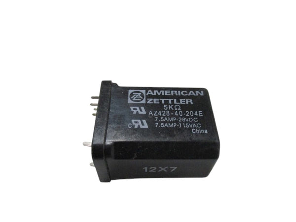 AMERICAN ZETTLER AZ428-40-204E RELAY 28VDC 7.5A UNMP