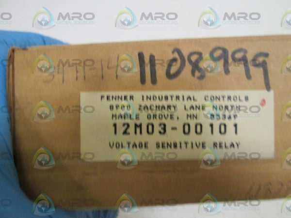 FENNER INDUSTRIAL CONTROLS VOLTAGE SENSITIVE RELAY 12M03-00101  NSMP