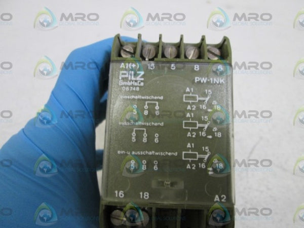 PILZ SAFETY RELAY PW-1NK.0,5/25V/1Uz NSNP