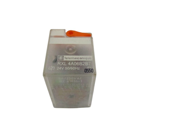 TELEMECANIQUE RXL4A06B2B7 RELAY 24V UNMP