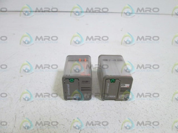 LOT OF 2 KUHNKE RELAY 10AMP 250VAC UF3-24VDC1 UNMP
