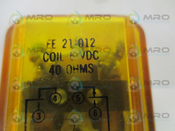 MICRO SWITCH FE21-012 RELAY 6VDC 40OHMSUNMP