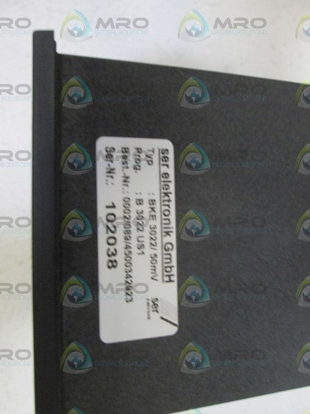 HOPPECKE - SER ELEKTRONIK CONTROL RELAY BKE3022 UNMP
