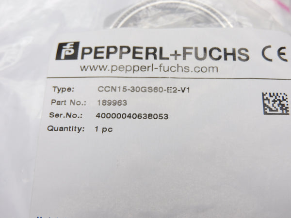 PEPPERL+FUCHS CCN15-30GS60-E2-V1 189963 10-60VDC NSMP