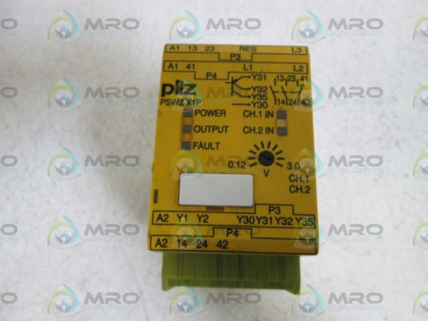 PILZ SAFETY RELAY PSWZX1P3V/24-240VACDC2N/O1N/C2SO UNMP