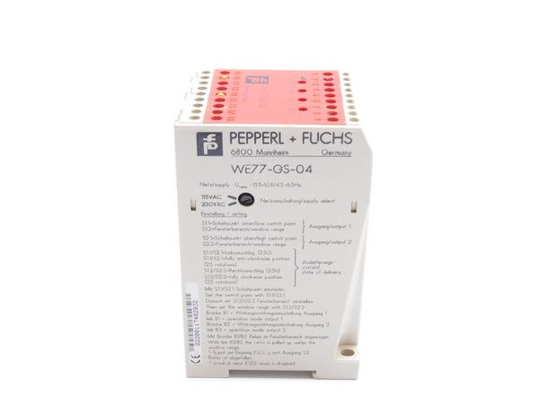 PEPPERL+FUCHS WE77-GS-04 17443 UNMP