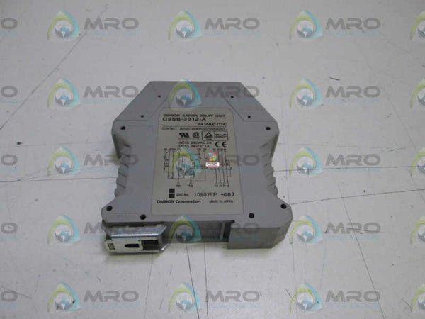 OMRON SAFETY RELAY UNIT G9SB-3012-A 24VAC/DC UNMP