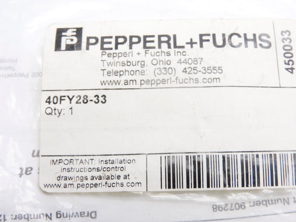 PEPPERL+FUCHS 40FY28-33 10-30VDC NSMP