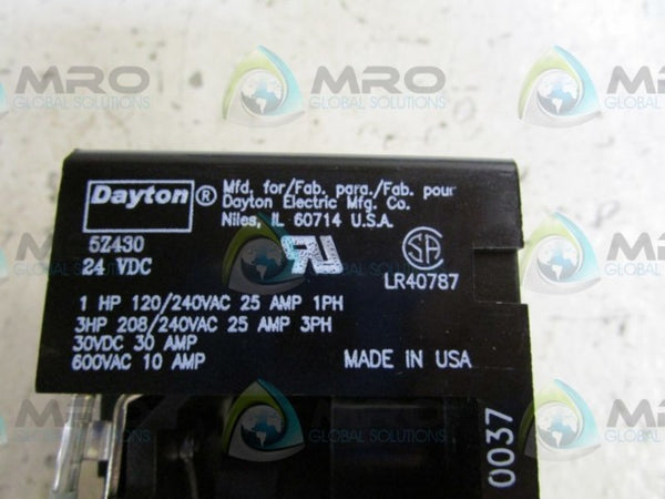 DAYTON 5Z430 POWER RELAY  NSMP