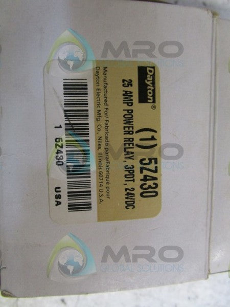 DAYTON 5Z430 POWER RELAY  NSMP