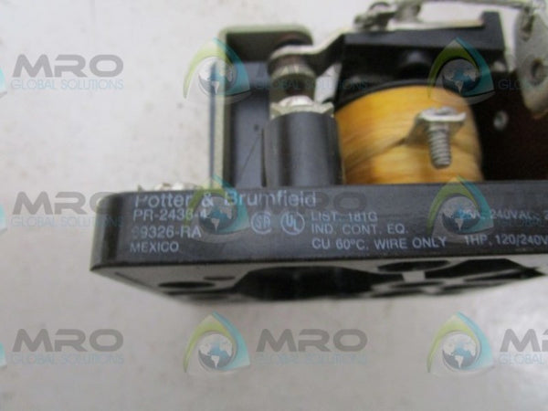 POTTER & BRUMFIELD PR-2436-4 RELAY 240VAC  UNMP