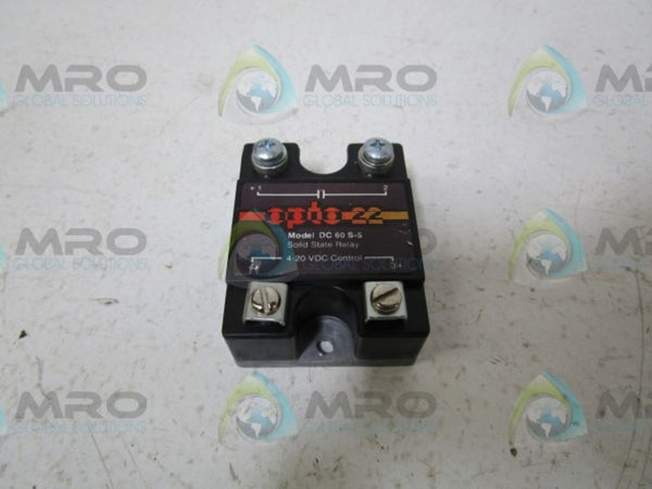 OPTO 22 DC60S5 SOLID STATE RELAY NSNP