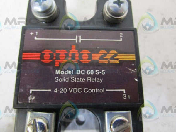 OPTO 22 DC60S5 SOLID STATE RELAY NSNP