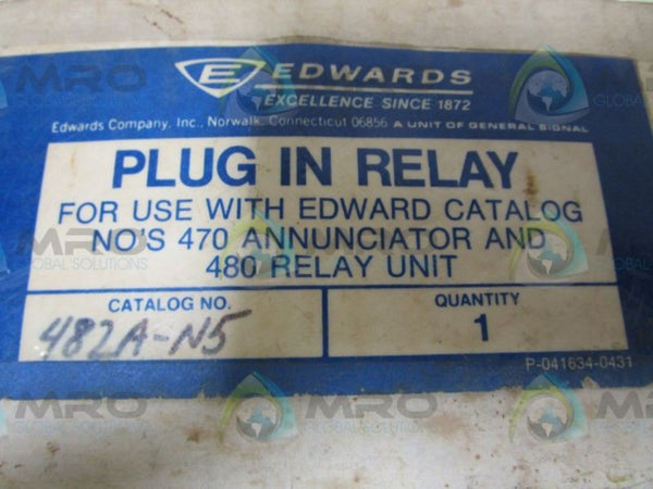 EDWARDS 482A-N5 RELAY  NSMP