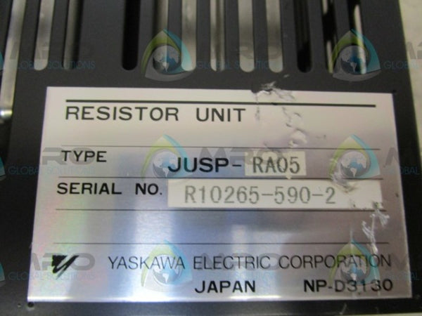 YASKAWA JUSP-RA05 RESISTOR REGENERATIVE NSNP