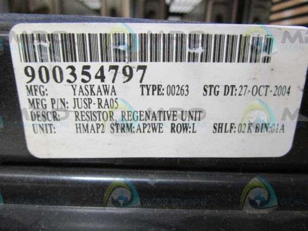YASKAWA JUSP-RA05 REGENERATIVE RESISTOR UNMP