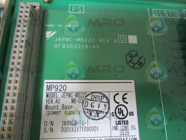 YASKAWA JEPMC-MB220 POWER SUPPLY MOUNTING BASE NSMP