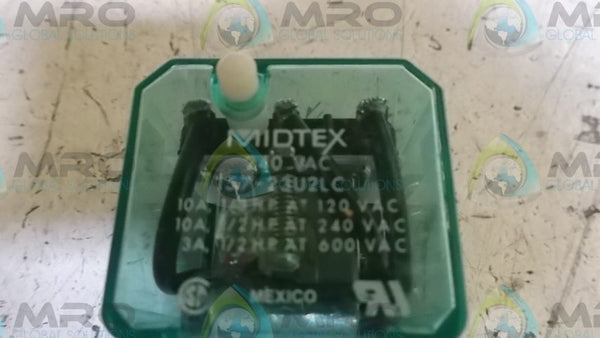 MIDTEX 157-23U2LC 240VAC RELAY  NSNP