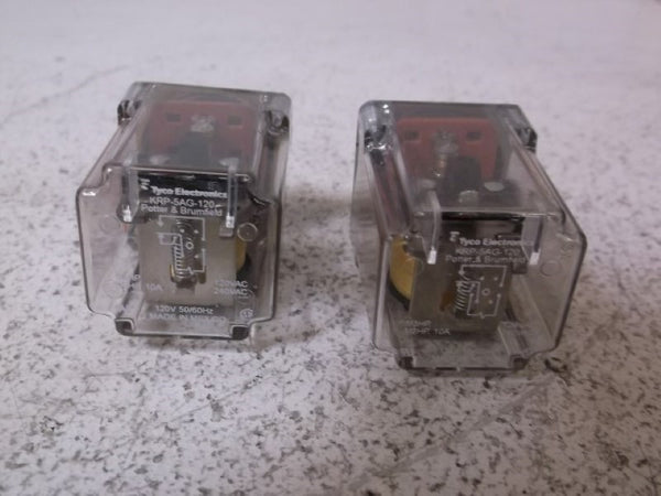 LOT OF 2 POTTER & BRUMFIELD KRP-5AG-120 RELAY  UNMP