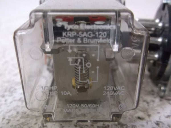 LOT OF 2 POTTER & BRUMFIELD KRP-5AG-120 RELAY  UNMP