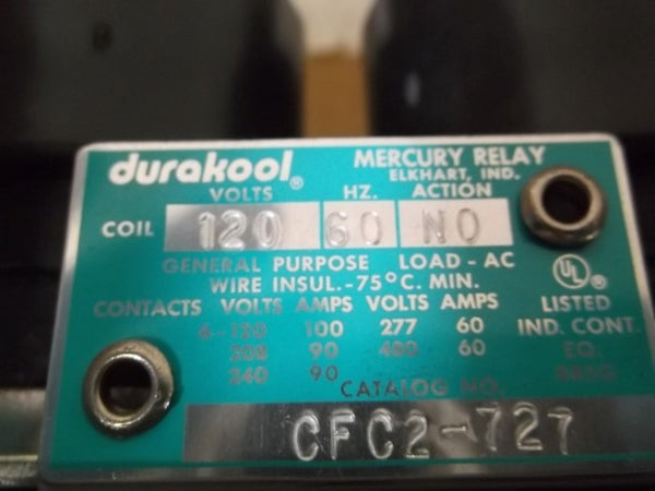 DURAKOOL CFC2-727 DISPLACEMENT RELAY NSMP