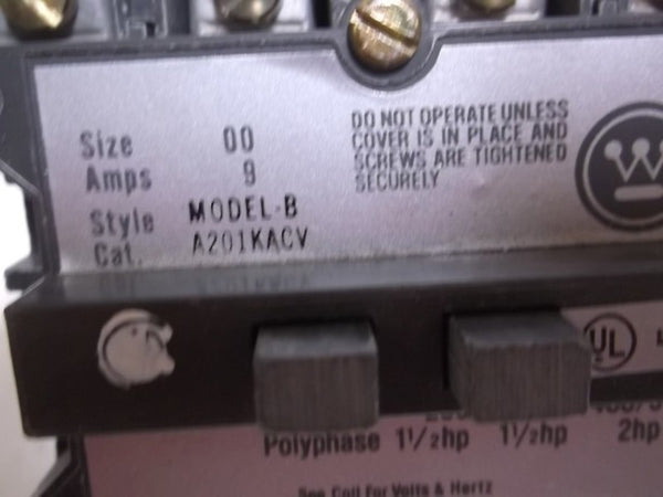 WESTINGHOUSE A201KACV RELAY  UNMP