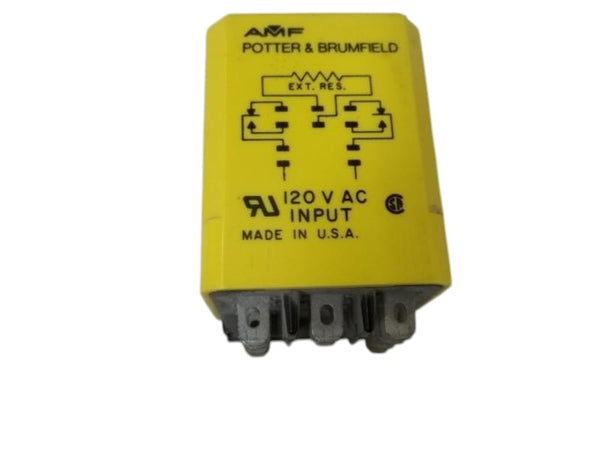 LOT OF 3 POTTER & BRUMFIELD CUF-41-70030 RELAY 120VAC UNMP