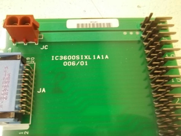 GENERAL ELECTRIC IC3600SIXL1A1A RELAY MODULE EXTENDER CARD  UNMP