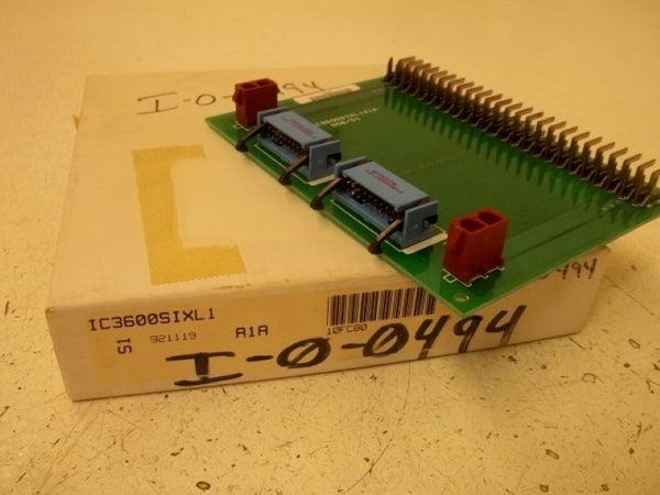 GENERAL ELECTRIC IC3600SIXL1A1A RELAY MODULE EXTENDER CARD  UNMP