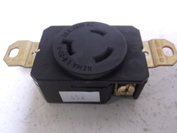 PASS & SEYMOUR L820-R TURNLOK RECEPTACLE NSMP