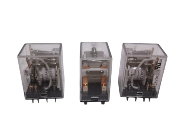 LOT OF 3 MEC GM-DPDT-24D RELAY NSNP