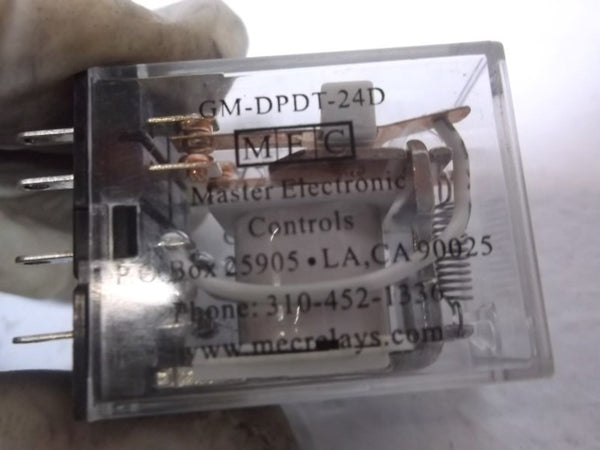 LOT OF 3 MEC GM-DPDT-24D RELAY NSNP