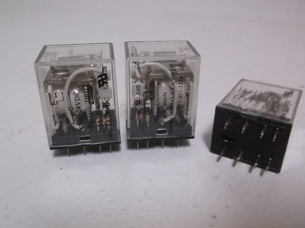 LOT OF 3 MEC GM-DPDT-24D RELAY NSNP