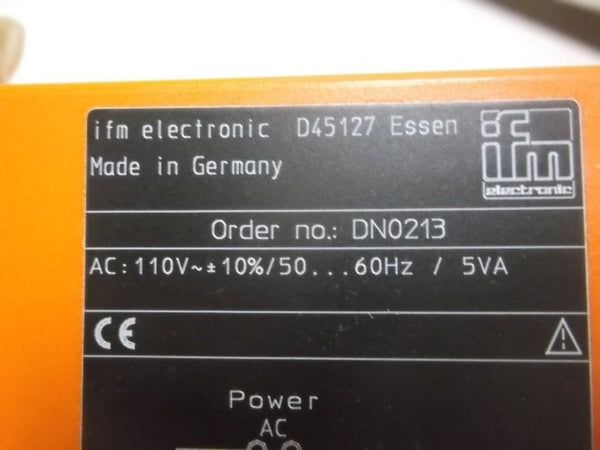 IFM EFECTOR DN0213 AMPLIFIER CONTROLLER RELAY NSNP