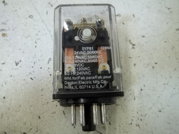 LOT OF 11 DAYTON 5YP81 SOLID STATE RELAY 24VAC 50/60HZ 12AMPORIGINAL PACKAGE