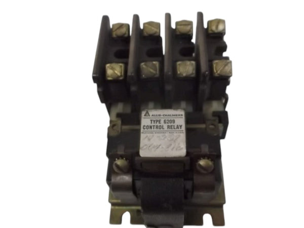 ALLIS-CHALMERS 14-237-004-816 TYPE 6209 CONTROL RELAY UNMP