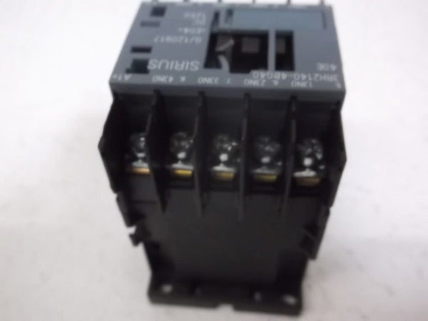 SIRIUS 3RH2140-4BG40 CONTACTOR RELAY (AS PICTURED) NSNP