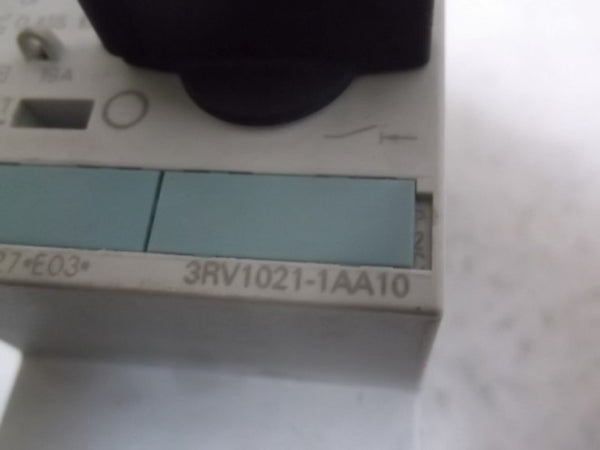 SIEMENS 3RV1021-1AA10 OVERLOAD RELAY (AS PICTURED) NSNP