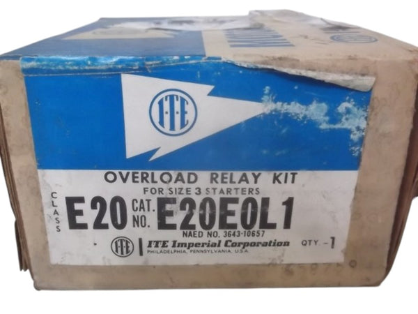 ITE E20E0L1 OVERLOAD RELAY KIT CLASS E20 NSMP