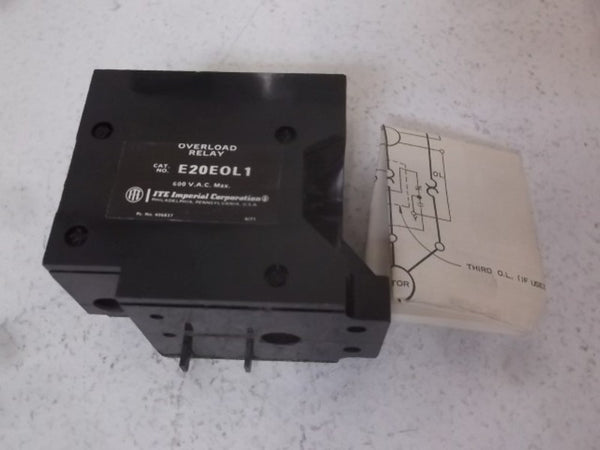ITE E20E0L1 OVERLOAD RELAY KIT CLASS E20 NSMP