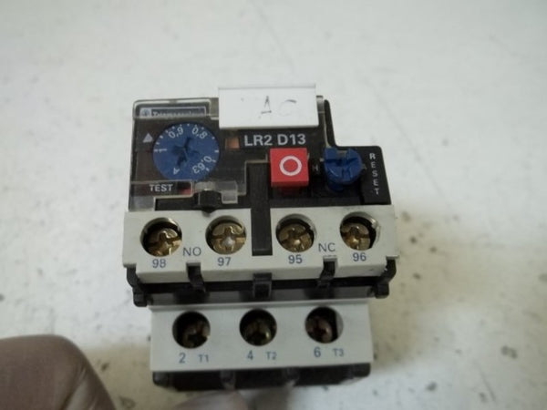 TELEMECANIQUE LR2-D1305 OVERLOAD RELAY 0,63-1 UNMP