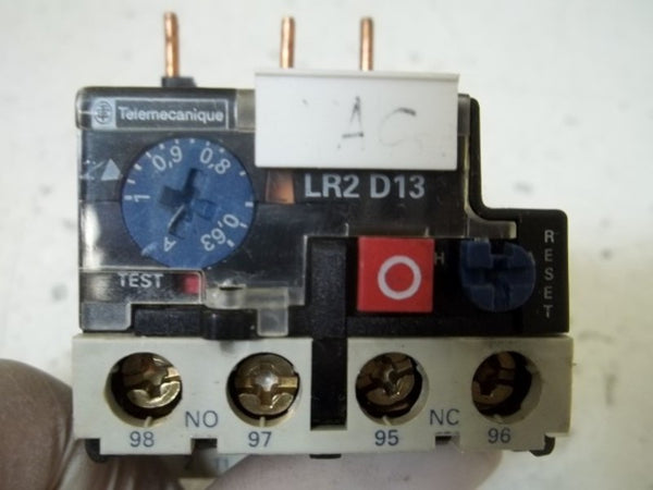 TELEMECANIQUE LR2-D1305 OVERLOAD RELAY 0,63-1 UNMP