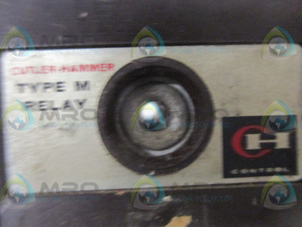 CUTLER HAMMER D26ML RELAY TYPE M UNMP