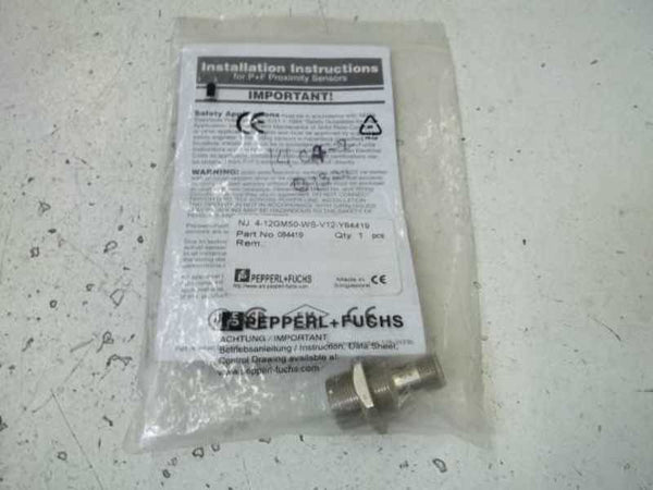 PEPPERL+FUCHS NJ4-12GM50-WS-V12-Y84419 PROXIMITY SENSOR NSMP